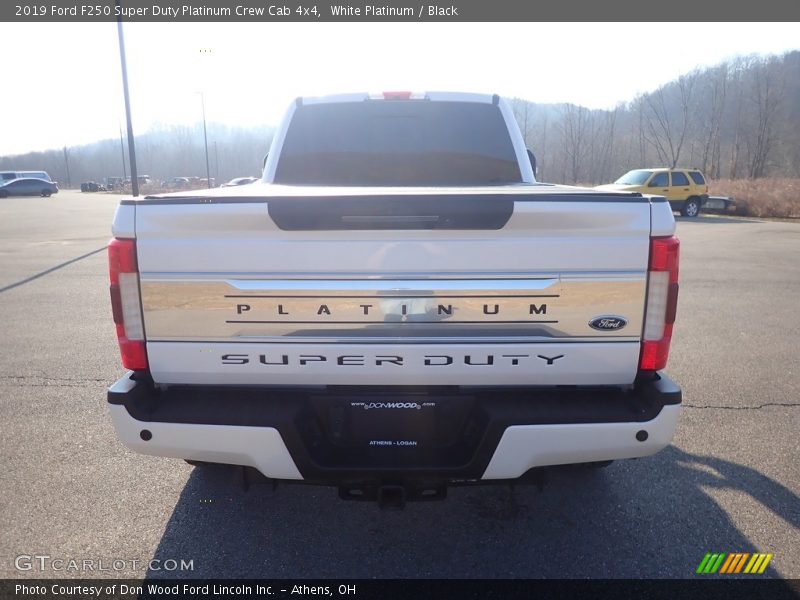 White Platinum / Black 2019 Ford F250 Super Duty Platinum Crew Cab 4x4