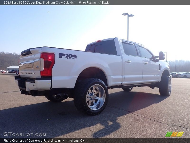 White Platinum / Black 2019 Ford F250 Super Duty Platinum Crew Cab 4x4