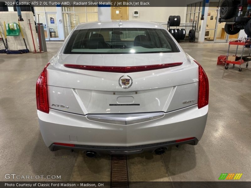 Radiant Silver Metallic / Jet Black/Jet Black 2014 Cadillac ATS 2.0L Turbo AWD