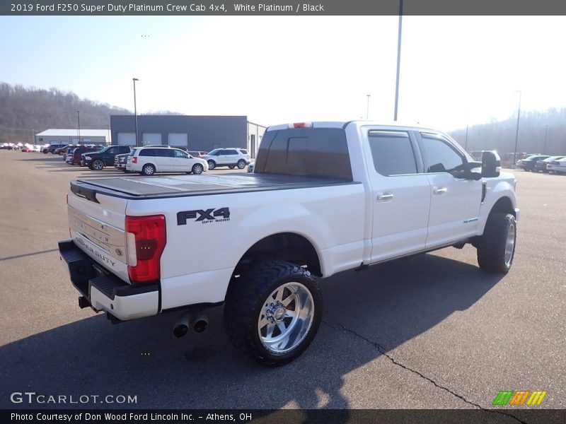 White Platinum / Black 2019 Ford F250 Super Duty Platinum Crew Cab 4x4