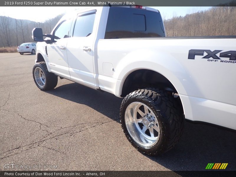 White Platinum / Black 2019 Ford F250 Super Duty Platinum Crew Cab 4x4