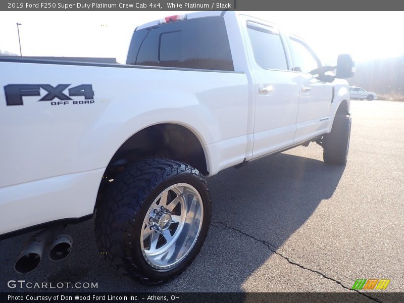 White Platinum / Black 2019 Ford F250 Super Duty Platinum Crew Cab 4x4