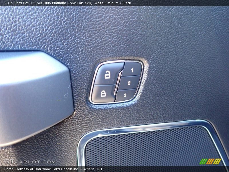 White Platinum / Black 2019 Ford F250 Super Duty Platinum Crew Cab 4x4