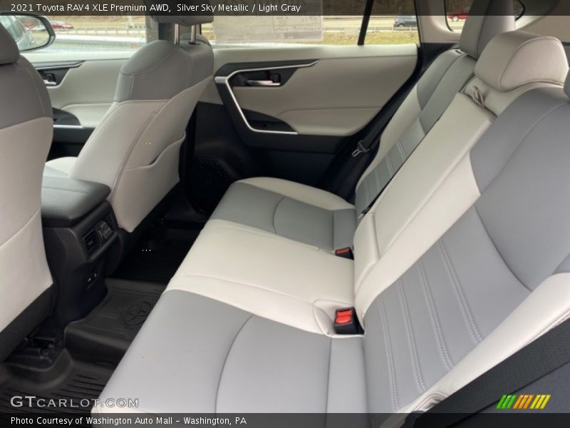 Silver Sky Metallic / Light Gray 2021 Toyota RAV4 XLE Premium AWD