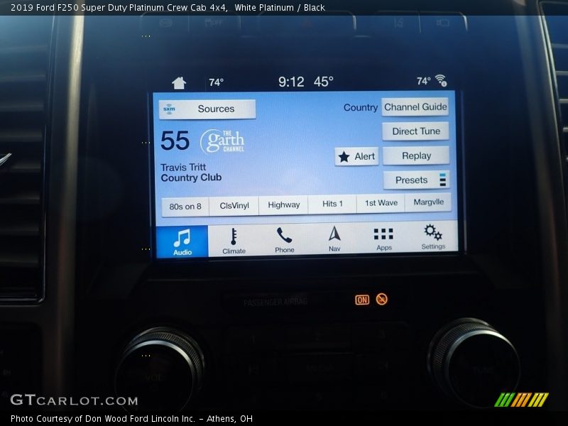 White Platinum / Black 2019 Ford F250 Super Duty Platinum Crew Cab 4x4