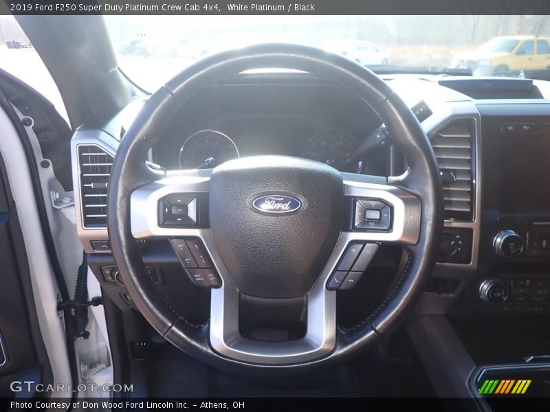White Platinum / Black 2019 Ford F250 Super Duty Platinum Crew Cab 4x4