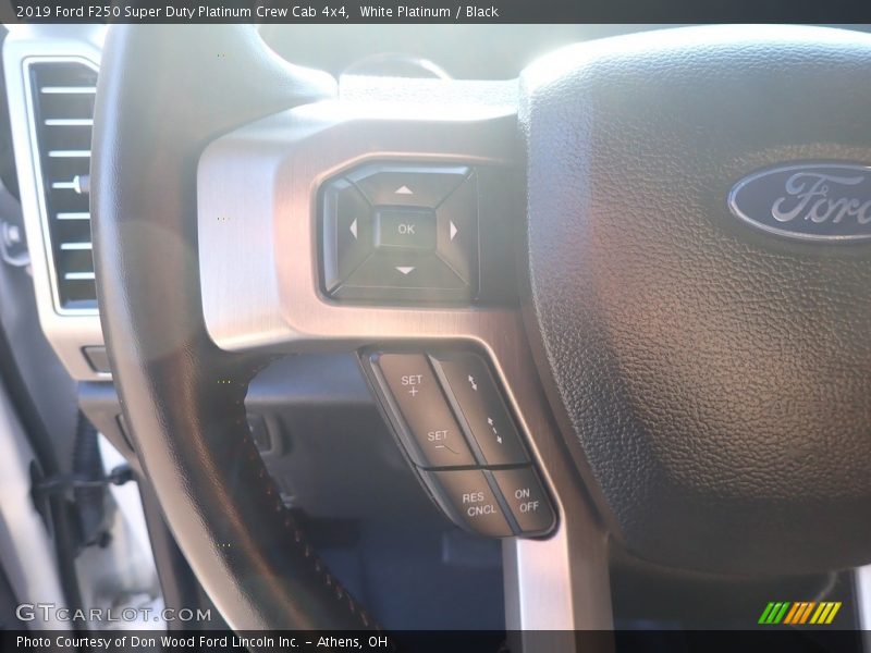 White Platinum / Black 2019 Ford F250 Super Duty Platinum Crew Cab 4x4