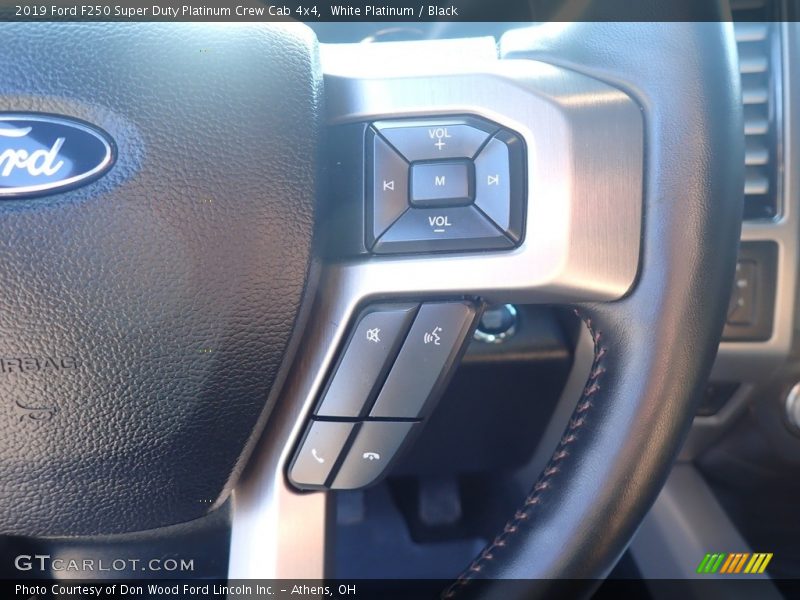 White Platinum / Black 2019 Ford F250 Super Duty Platinum Crew Cab 4x4