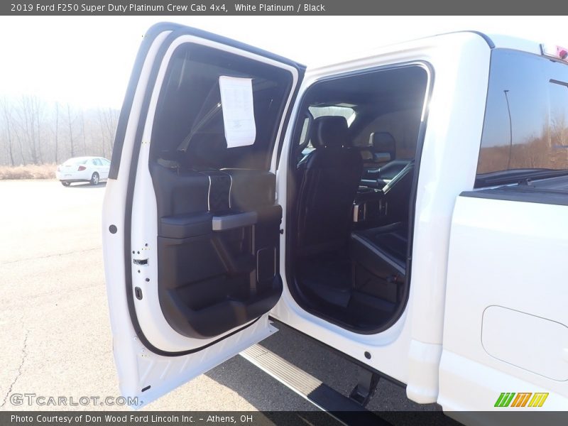 White Platinum / Black 2019 Ford F250 Super Duty Platinum Crew Cab 4x4