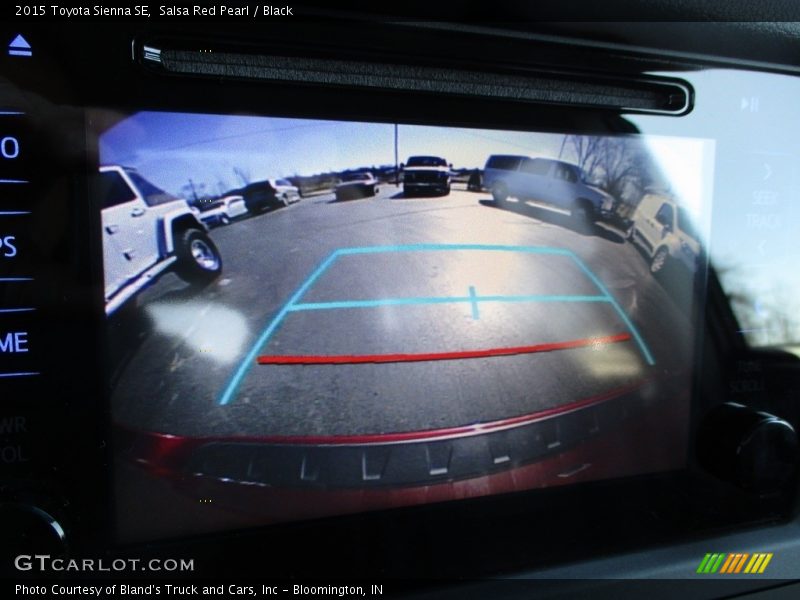 Salsa Red Pearl / Black 2015 Toyota Sienna SE