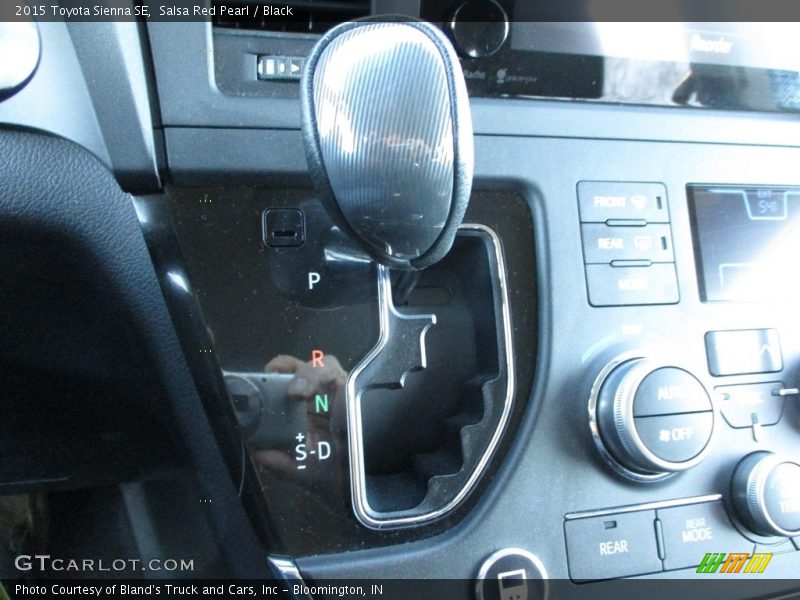 Salsa Red Pearl / Black 2015 Toyota Sienna SE