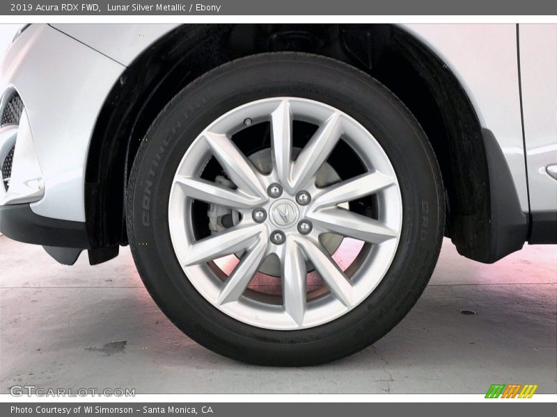 Lunar Silver Metallic / Ebony 2019 Acura RDX FWD