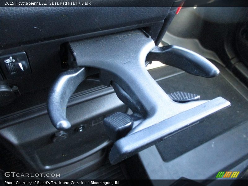 Salsa Red Pearl / Black 2015 Toyota Sienna SE