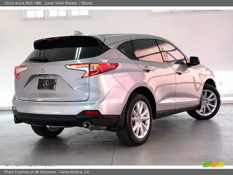 Lunar Silver Metallic / Ebony 2019 Acura RDX FWD