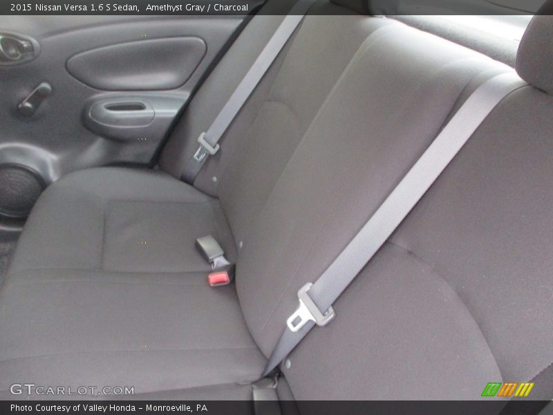 Amethyst Gray / Charcoal 2015 Nissan Versa 1.6 S Sedan