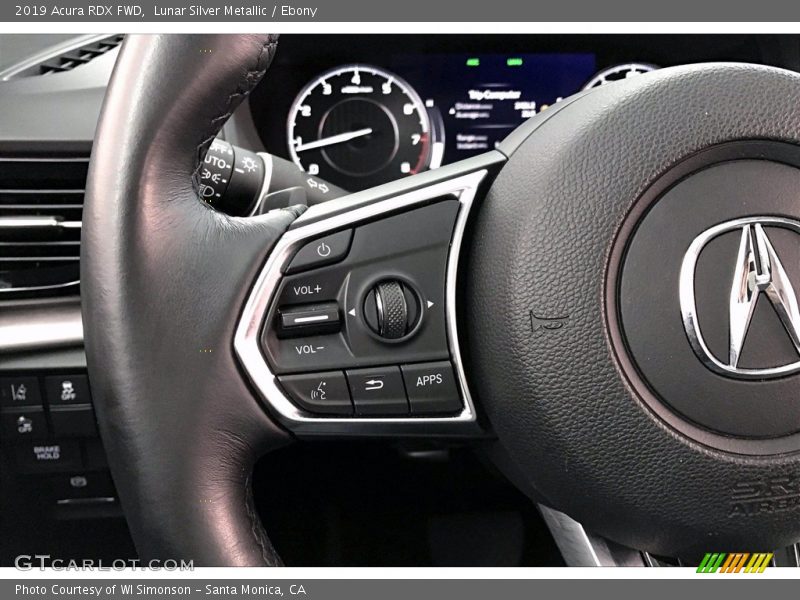 Lunar Silver Metallic / Ebony 2019 Acura RDX FWD