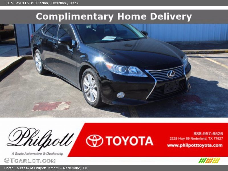 Obsidian / Black 2015 Lexus ES 350 Sedan