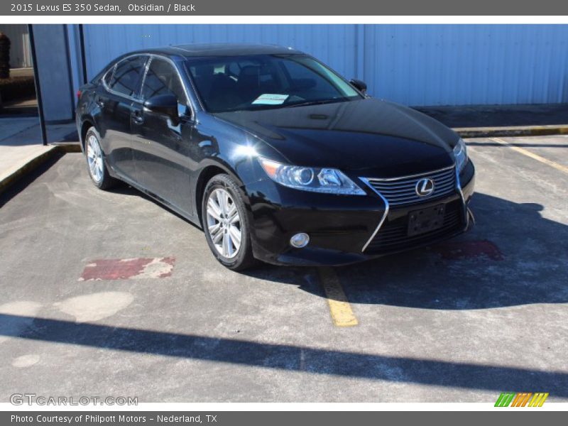 Obsidian / Black 2015 Lexus ES 350 Sedan