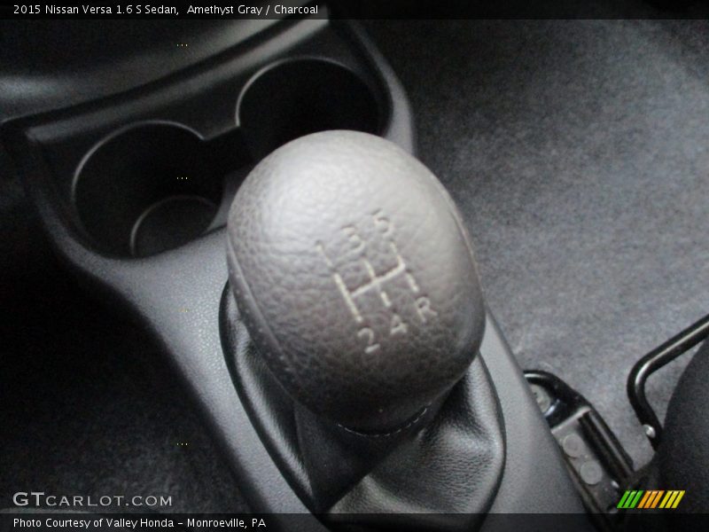 Amethyst Gray / Charcoal 2015 Nissan Versa 1.6 S Sedan