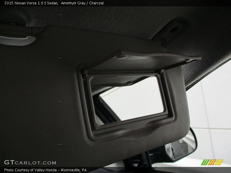 Amethyst Gray / Charcoal 2015 Nissan Versa 1.6 S Sedan