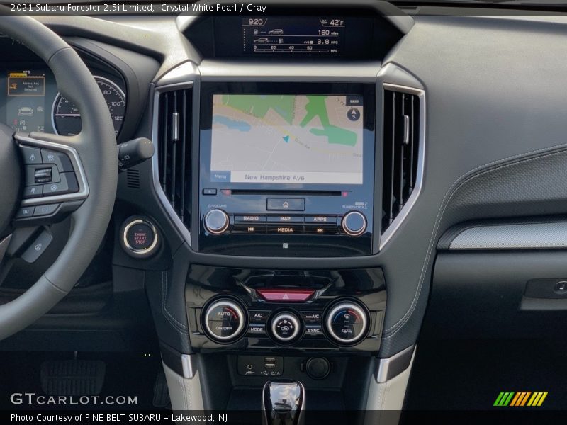 Crystal White Pearl / Gray 2021 Subaru Forester 2.5i Limited