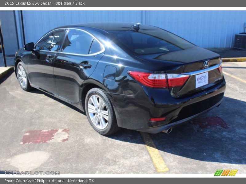 Obsidian / Black 2015 Lexus ES 350 Sedan