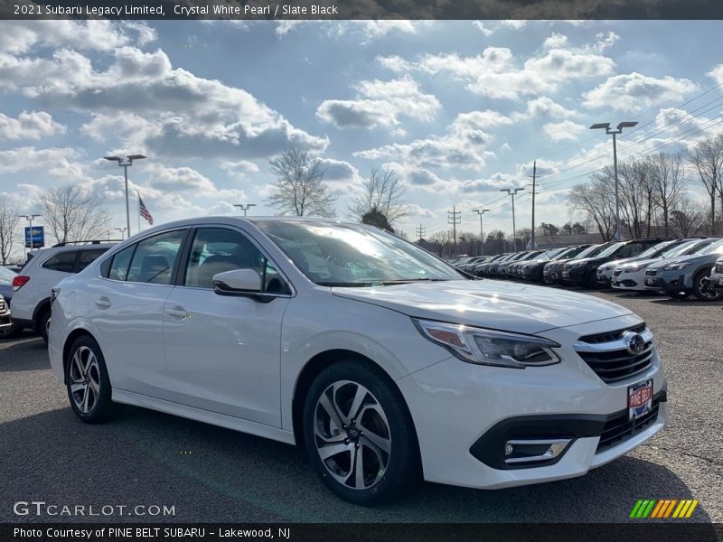 Crystal White Pearl / Slate Black 2021 Subaru Legacy Limited