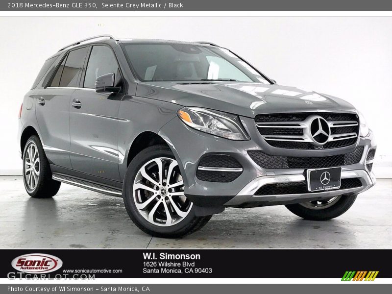 Selenite Grey Metallic / Black 2018 Mercedes-Benz GLE 350