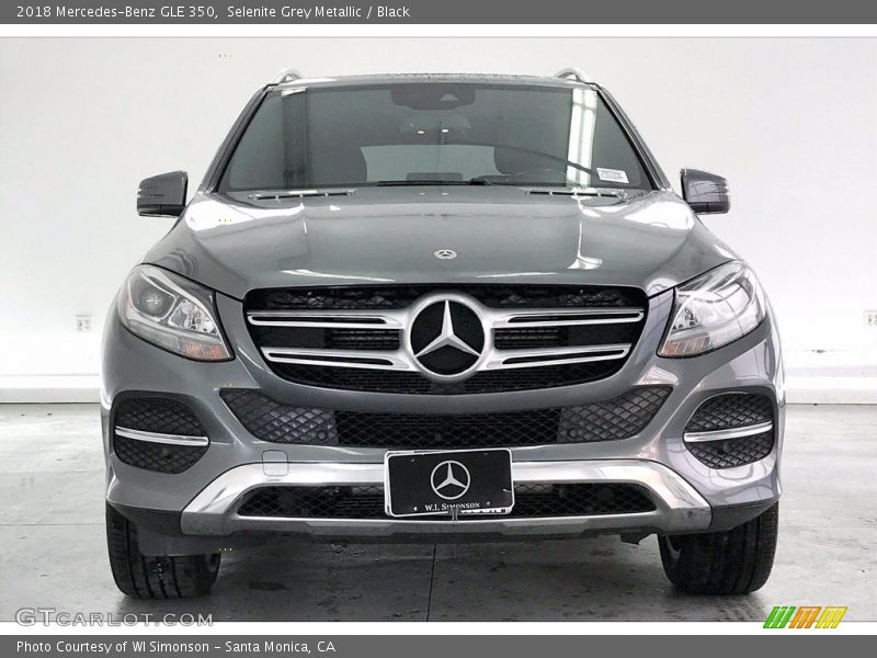 Selenite Grey Metallic / Black 2018 Mercedes-Benz GLE 350