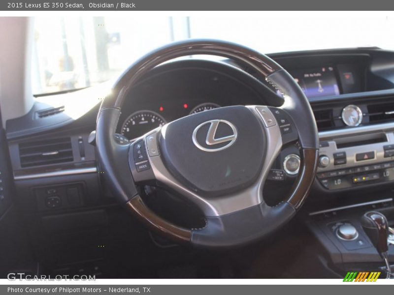 Obsidian / Black 2015 Lexus ES 350 Sedan