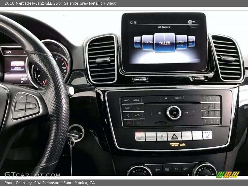 Selenite Grey Metallic / Black 2018 Mercedes-Benz GLE 350