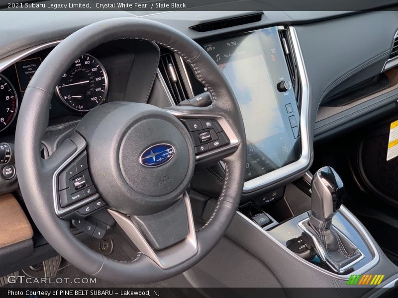 Crystal White Pearl / Slate Black 2021 Subaru Legacy Limited