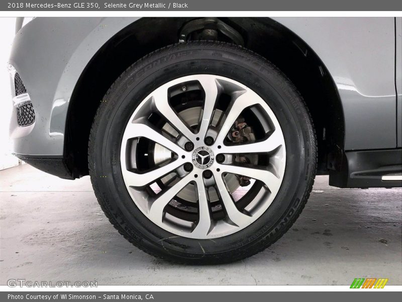 Selenite Grey Metallic / Black 2018 Mercedes-Benz GLE 350