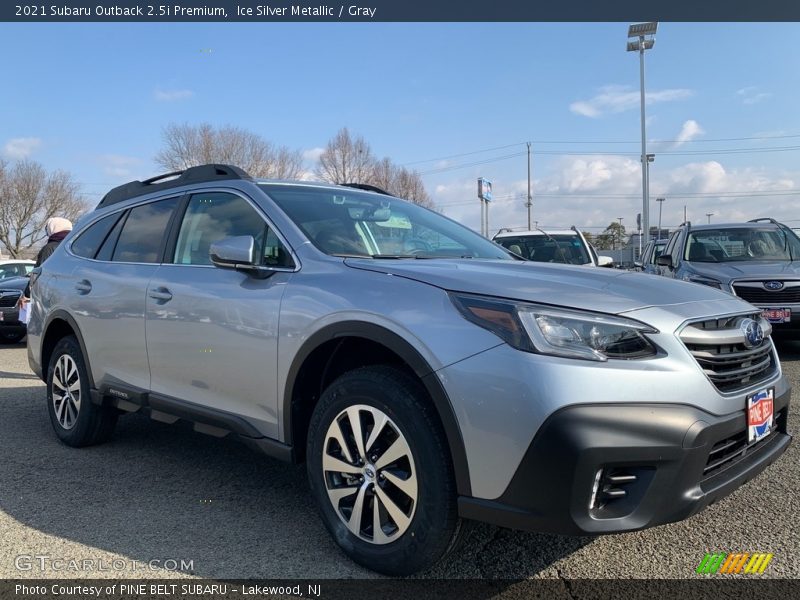 Ice Silver Metallic / Gray 2021 Subaru Outback 2.5i Premium