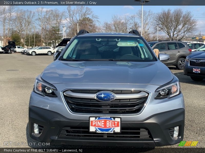 Ice Silver Metallic / Gray 2021 Subaru Outback 2.5i Premium