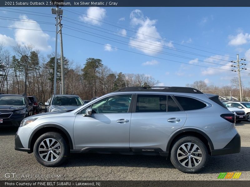 Ice Silver Metallic / Gray 2021 Subaru Outback 2.5i Premium