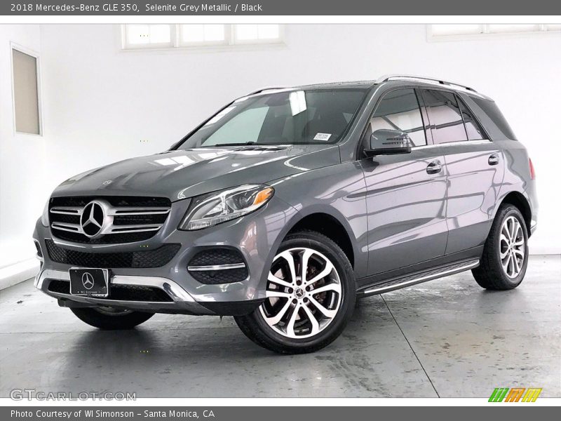 Selenite Grey Metallic / Black 2018 Mercedes-Benz GLE 350