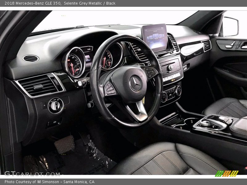 Selenite Grey Metallic / Black 2018 Mercedes-Benz GLE 350