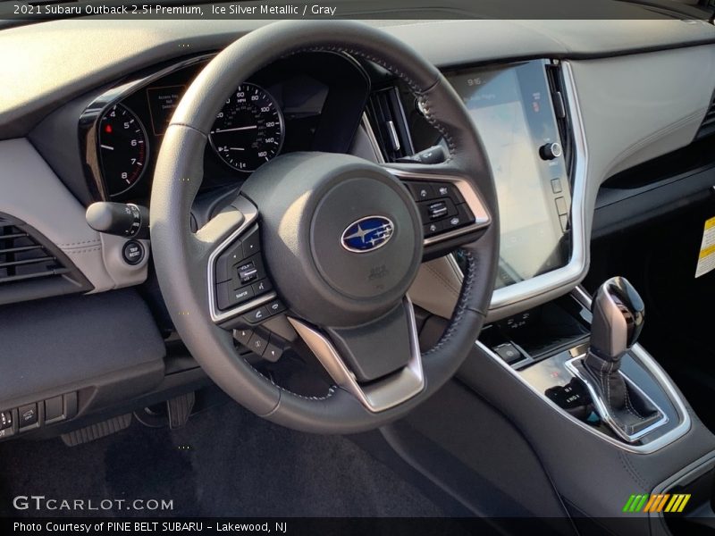 Ice Silver Metallic / Gray 2021 Subaru Outback 2.5i Premium