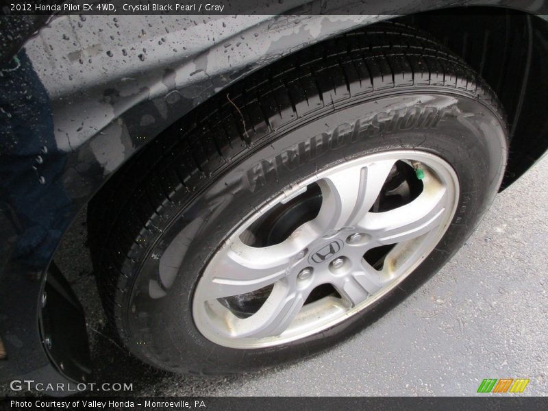 Crystal Black Pearl / Gray 2012 Honda Pilot EX 4WD