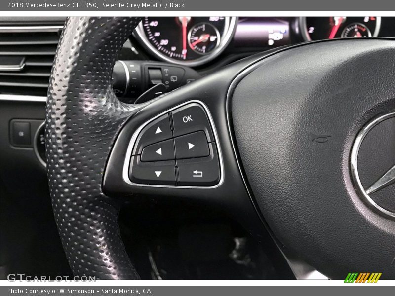 Selenite Grey Metallic / Black 2018 Mercedes-Benz GLE 350