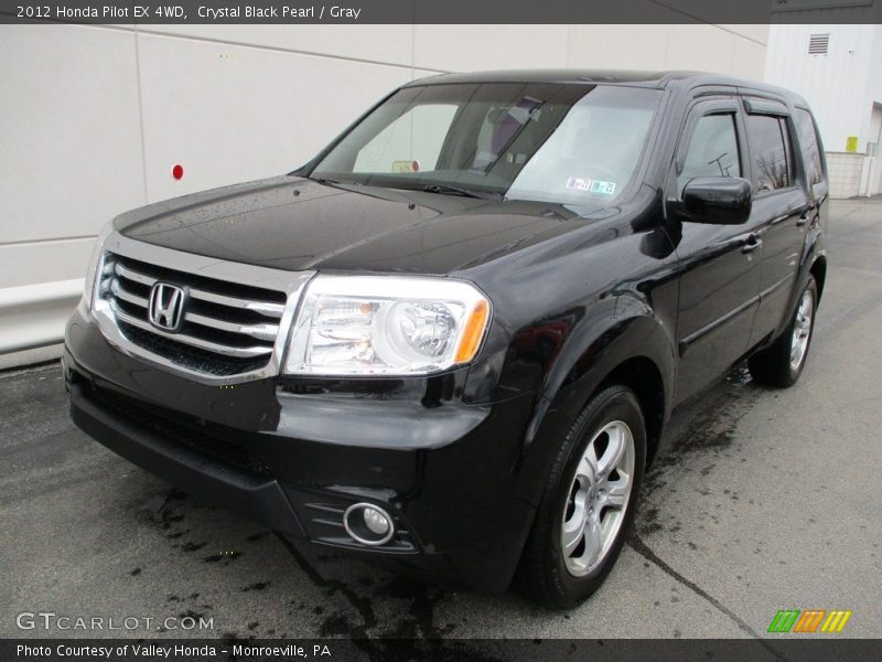 Crystal Black Pearl / Gray 2012 Honda Pilot EX 4WD