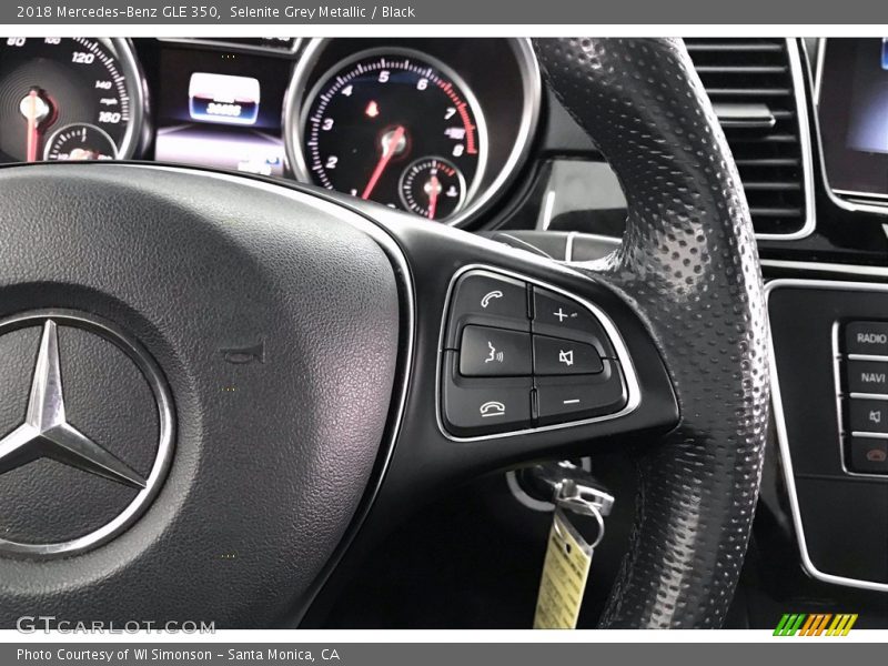 Selenite Grey Metallic / Black 2018 Mercedes-Benz GLE 350