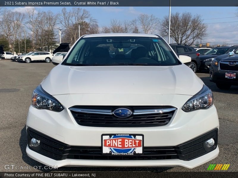 Crystal White Pearl / Black 2021 Subaru Impreza Premium Sedan