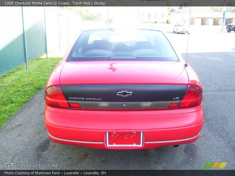 Torch Red / Ebony 1995 Chevrolet Monte Carlo LS Coupe