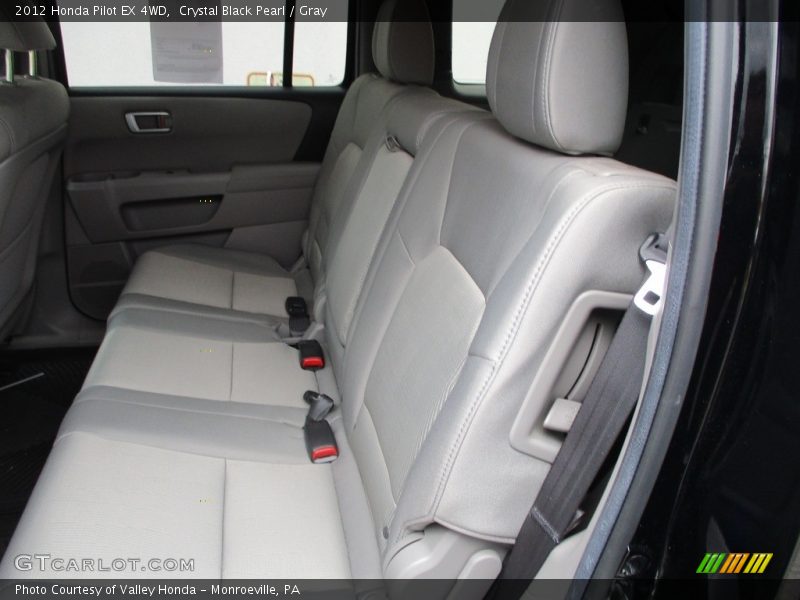 Crystal Black Pearl / Gray 2012 Honda Pilot EX 4WD