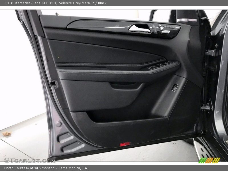 Selenite Grey Metallic / Black 2018 Mercedes-Benz GLE 350