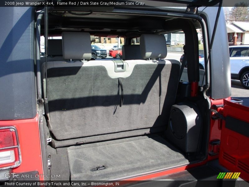 Flame Red / Dark Slate Gray/Medium Slate Gray 2008 Jeep Wrangler X 4x4