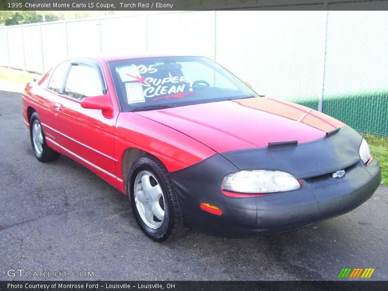Torch Red / Ebony 1995 Chevrolet Monte Carlo LS Coupe