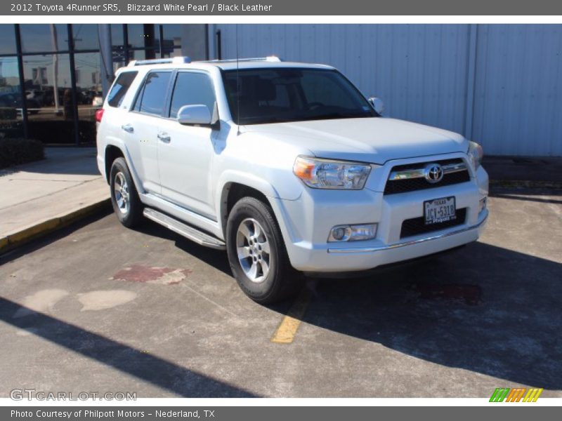 Blizzard White Pearl / Black Leather 2012 Toyota 4Runner SR5
